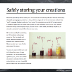 Safely storing your creations
