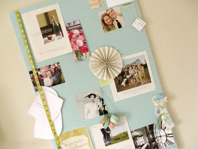 How to recover a bulletin board in ten minutes - Rosy Blu
