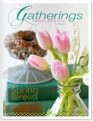 Spring issue, Gatherings Magazine - Rosy Blu