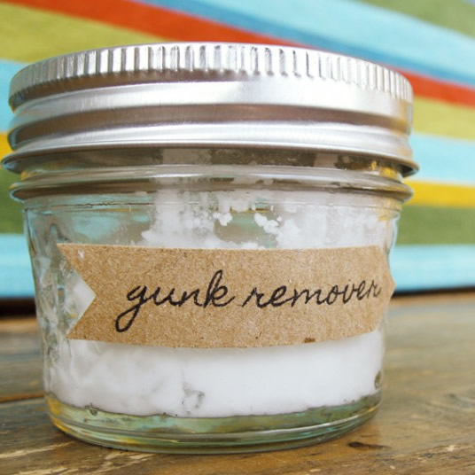 DIY Gunk Remover: Non-toxic recipe to remove sticky adhesive residue