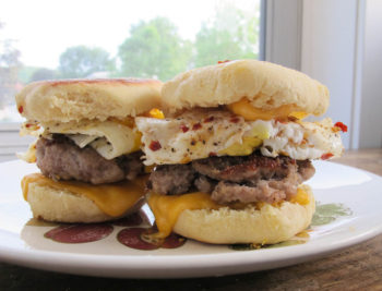 DIY sausage and egg mcmuffins