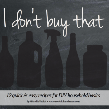 I Don't Buy That ebook - DIY Household Recipes