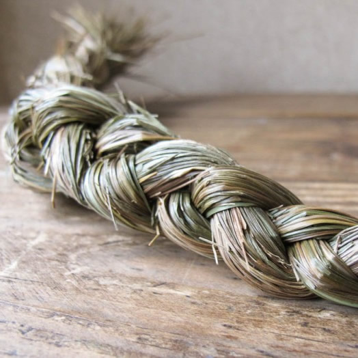 All-natural air freshener: sweet grass braids