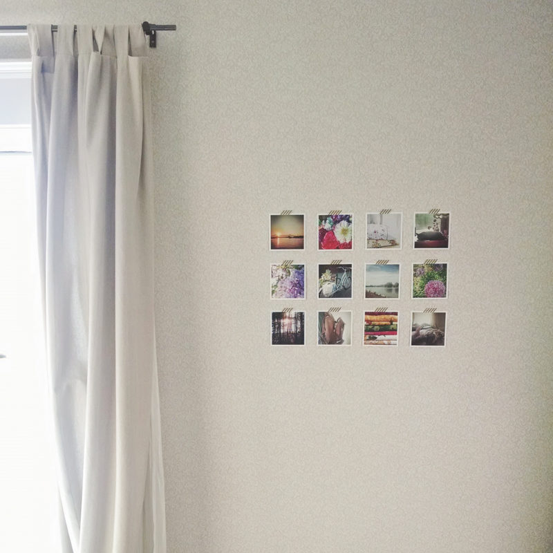 Quick + easy wall decor (without putting nail holes into walls!)