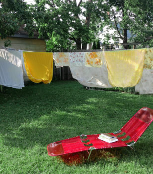 Why I got a clothesline (and tips to make laundry less shitty)