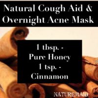 Natural cough aid & overnight acne mask