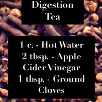 Natural digestion tea
