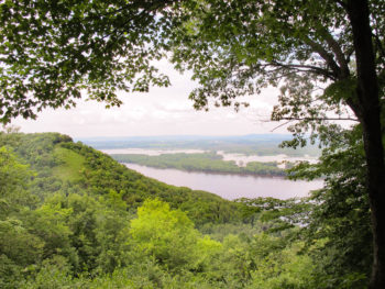 Mississippi River Valley, photo taken from Great River Bluffs State Park